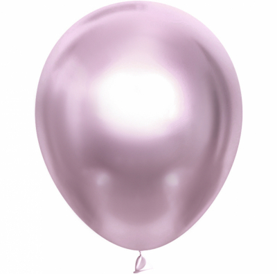 Гелиевые шары ХРОМ сиреневые