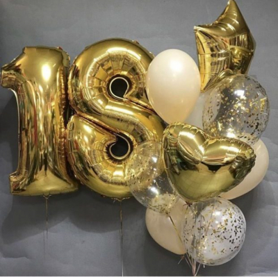 Набор шаров на 18 лет