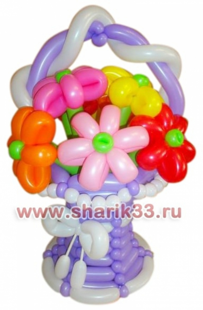 Корзина с цветами