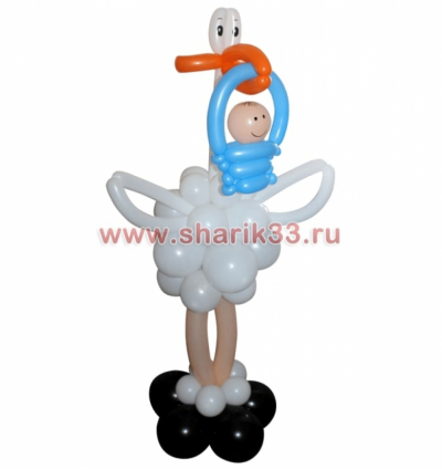 Аист с ребенком