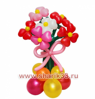 Стойка с 7 цветками