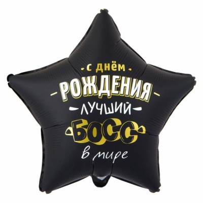 Звезда С ДР, лучший Босс в мире!