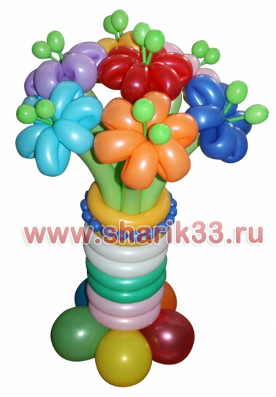 Стойка из 7 ромашек
