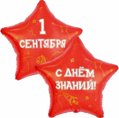 Звезда День Знаний большая