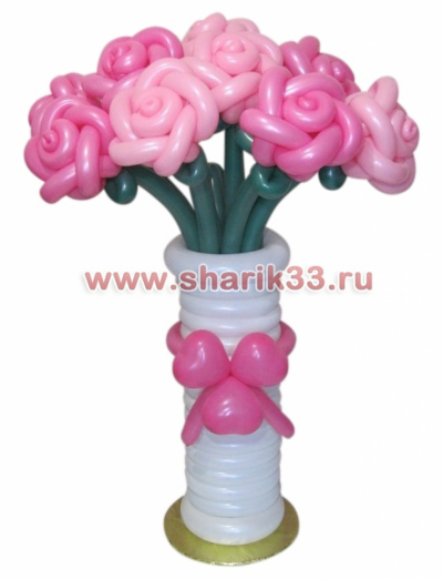 Ваза: 7 роз