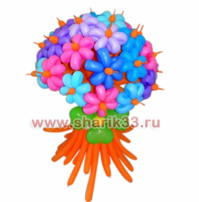 Яркий букет из 25 цветков