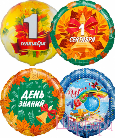 Фольгированные шары на 1 сентября